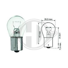 1x Glühlampe DIEDERICHS LID10046 passend für AEBI AUDI BMW CITROËN DAF FORD