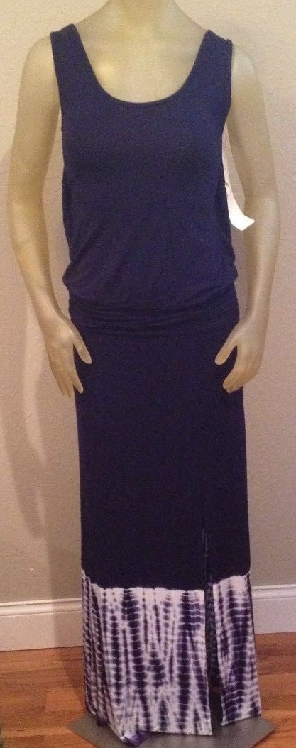 green dragon tie dye dress NWT $124 Sea Breeze Maxi Womens XS Blue coronation