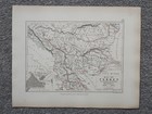 1850 Antique Map of Turkey, to Illustrate the War with Russia 1807-1812