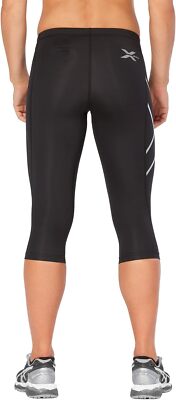 Collant 3/4 Compression 2XU Femme Noir - Taille S, Neuf Avec étiquettes WA5313b