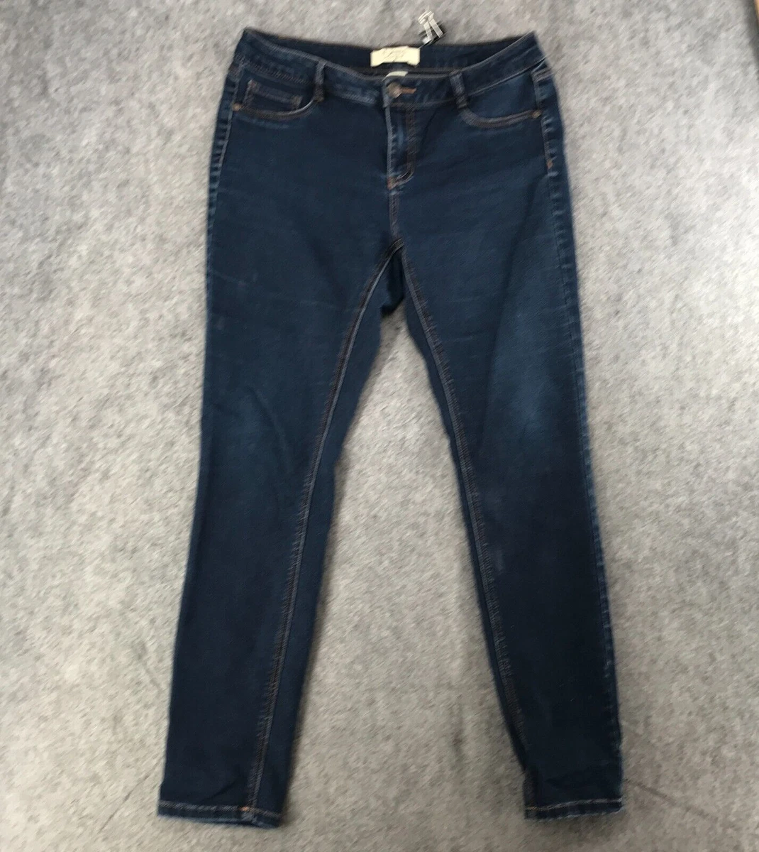D. Jeans New York Womens Size 12 Embellished Back Pocket Skinny