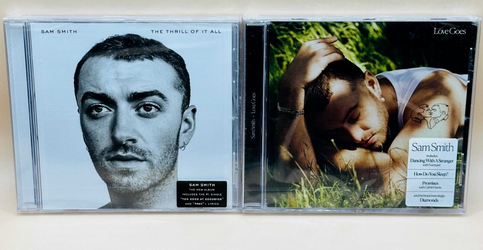 Sam Smith - The Thrill of It All & Love Goes CD's (New and Sealed)