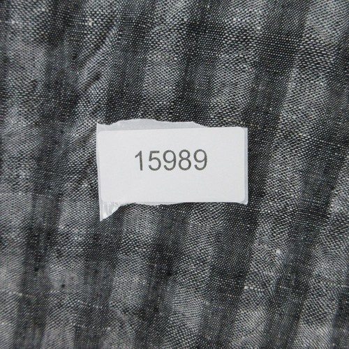 Chico's Jacket Womens 1 Gray Black Striped Linen Long Sleeve Button Up - Picture 11 of 11