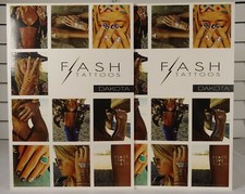Lot of 2 Flash Tattoos Dakota Authentic Metallic Temporary 8 Sheets Total