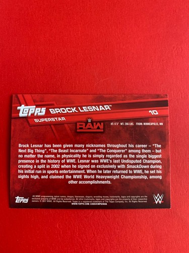 2017 Topps WWE Base #1-200 Rc's, Superstars, Legends, NXT 1st Rc's - You Pick - Picture 21 of 405