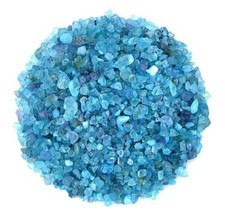 1/2 Ounce Dyed Blue Purple Fluorite Chip No Powder Inlay Sand Painting 6mm Less