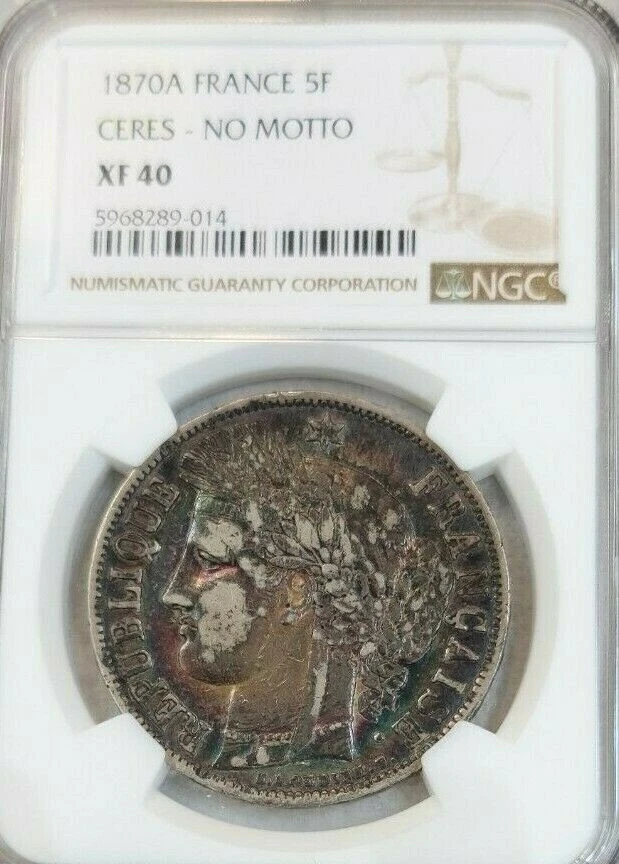 NGC 1870 Year French Coins for sale | eBay