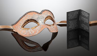 original venezianische Maske Augenmaske Karneval, Handmade Fasching Neu