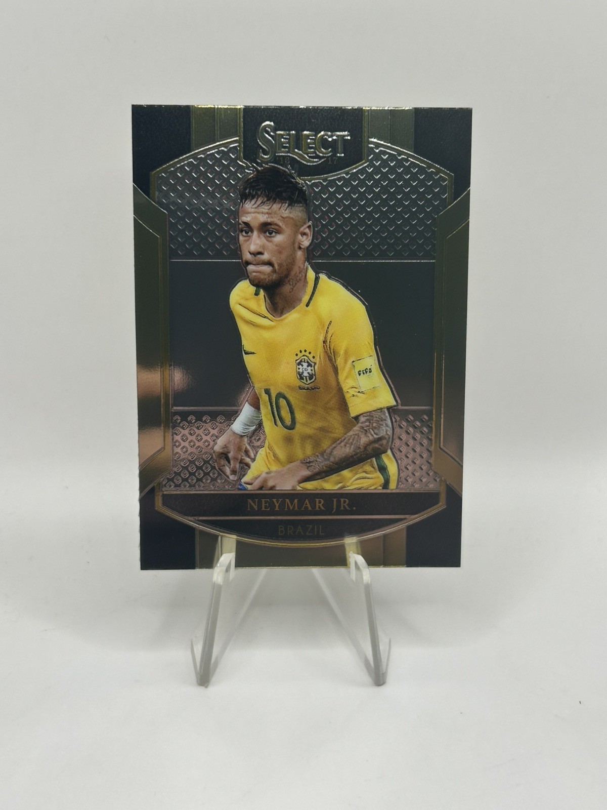 2016-17 Panini Select Soccer #21 Neymar Jr. Terrace Brazil