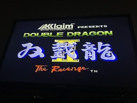 NES NINTENDO DOUBLE DRAGON II 2  GAME with MANUAL & POSTER & SLEEVE 