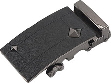 Men'S 40Mm Ratchet Belt Buckle Only for 1 3/8 Slide Belt Strap Automatic