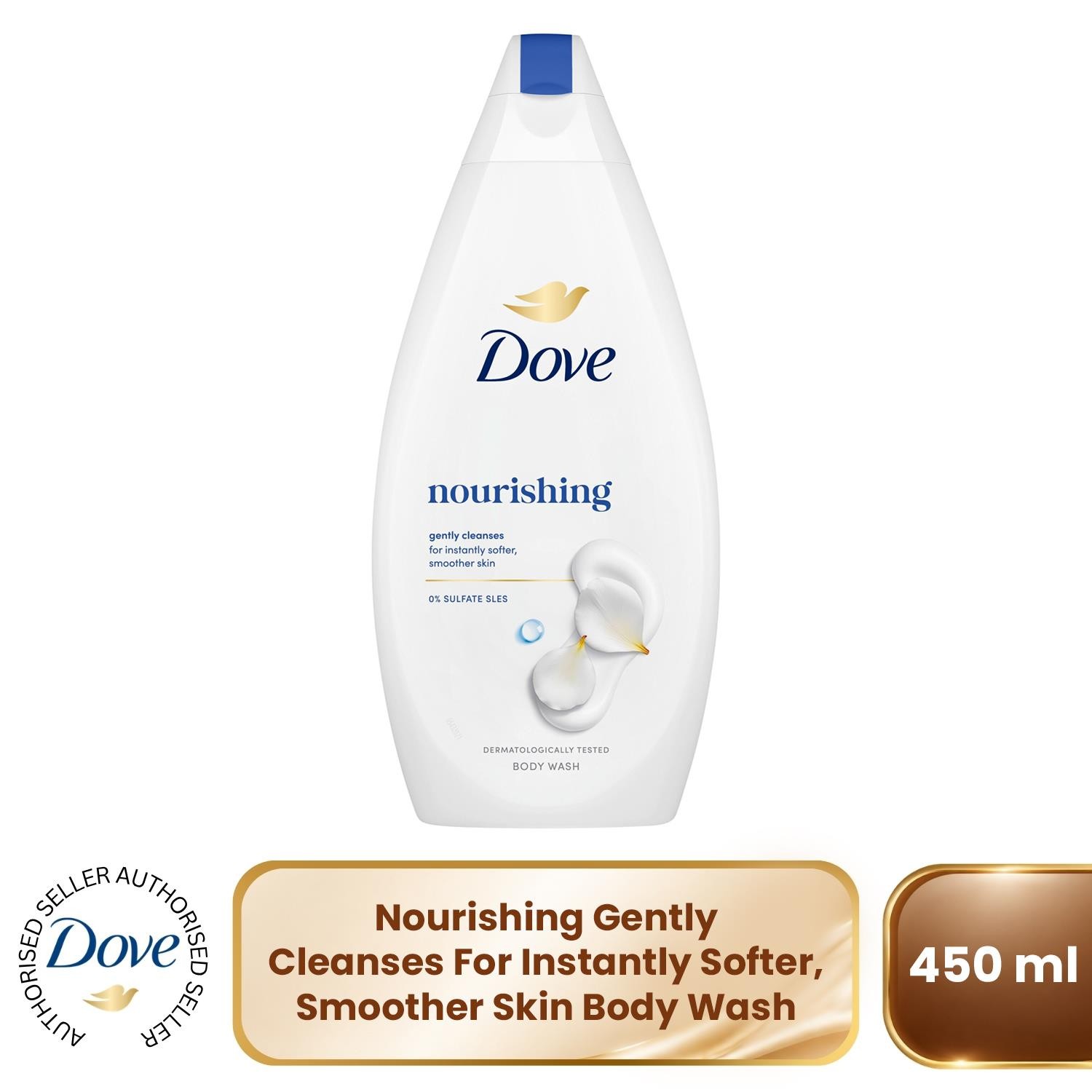 Dove Hydrate 'Body Wash' for Softer & Smoother Skin, 3x 450ml in White - Image 12