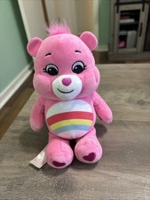 Care Bears "Magic Rainbow Bear" 8 Inch Fun Bean Plush Collectible Pink 2021