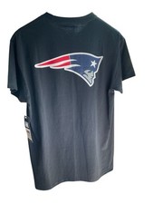 NWT NFL NEW ENGLAND PATRIOTS BLACK TEE SHIRT SIZE MEDIUM