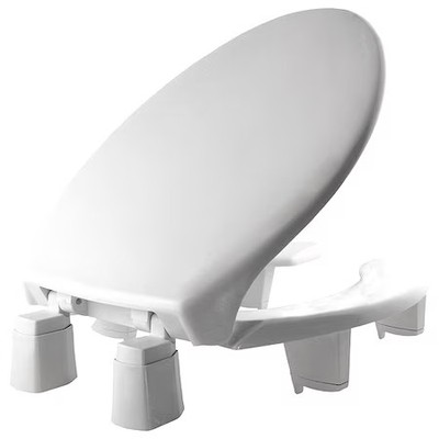 Bemis 3L2150t 000 Toilet Seat With Cover, Lift-Off, Elongated, White