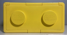 Vintage Chubs Stackables Baby Wipes Blocks Yellow