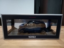 1/18 Nore Smart Forfour Miniature Car Black x Blue Metallic