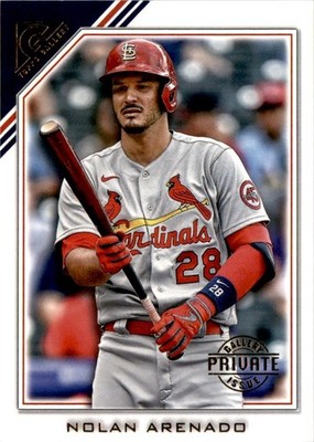 2022 Topps Gallery Private Issue Nolan Arenado 015/250 St. Louis Cardinals #124