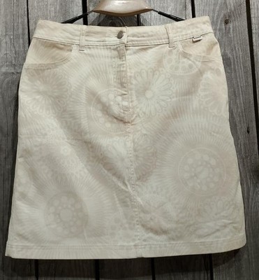 Women Escada Skirt Peach Denim 38 / M / 46