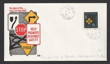 1966 Canada Highway Safety FDC. Vancouver First Day Cover