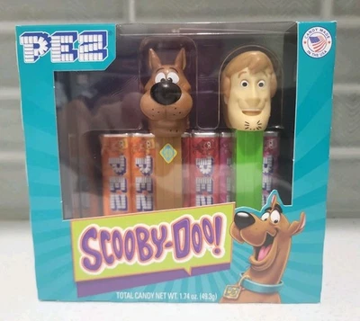 Scooby Doo PEZ Gift Set Scooby and Shaggy PEZ Dispensers 6 PEZ Candy Refills - Image 1 of 4