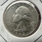 1943 Washington 90% Silver Quarter  Actual Coin Good Investment Silver @ $115 Oz