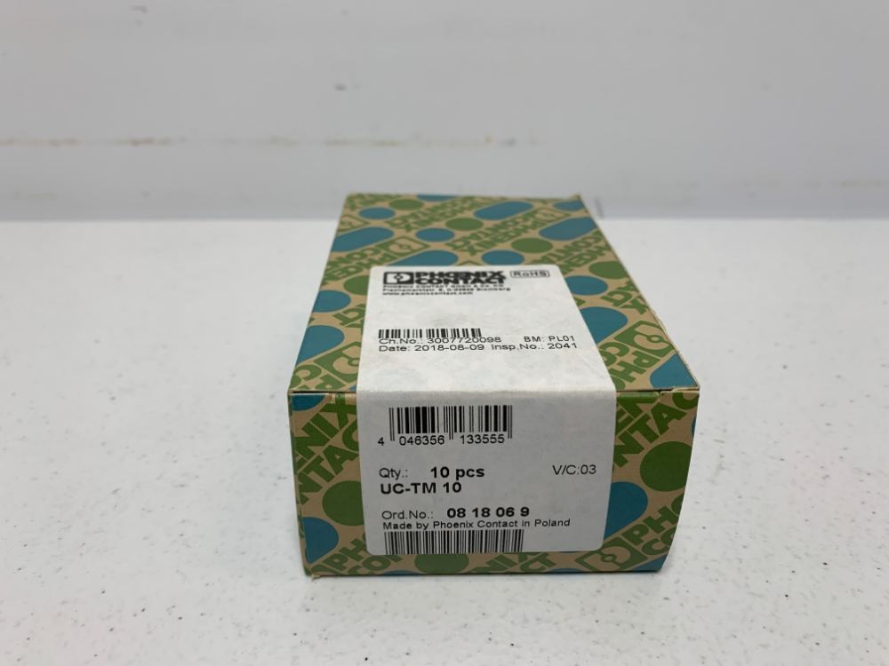 Phoenix Contact 818069 Terminal Block Marker UC-TM 10 (lot of 10)