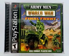 Army Men World War Final Front (PS1, 2001) Tested Complete CIB With Reg Card