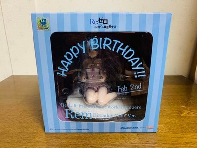 Re Zero Rem Birthday Cake Ver Figure KADOKAWA Used
