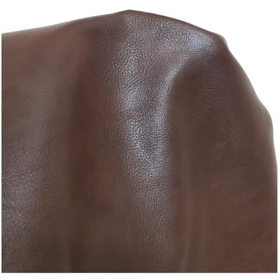 Luxury Synthetic Pleather Fabric - Brown  Leather Cut by the Yard 36'' x 54''