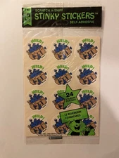 TREND STICKERS Vintage SCRATCH ‘n SNIFF 12 BLUEBERRY 12 PANCAKES Sealed 1982