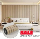 WOOD CLADDING LOOK WALL PAPER ACOUSTIC PANEL LOOK WALLPAPER 3D GROOVE CEILING