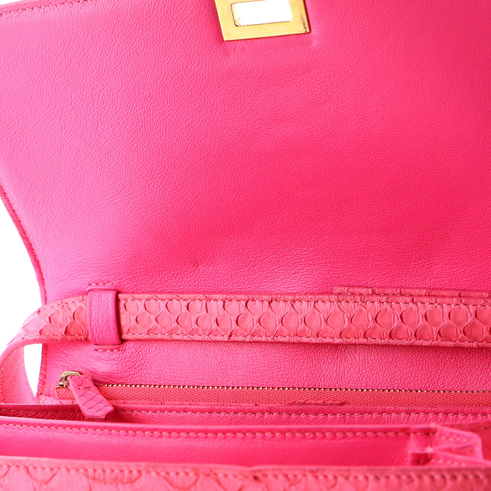 Celine Classic Box Bag Python Medium - image 8