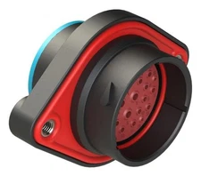 1pc Circular Connector, DuraMate AHDP Series, Panel Mount Receptacle, 29 Co