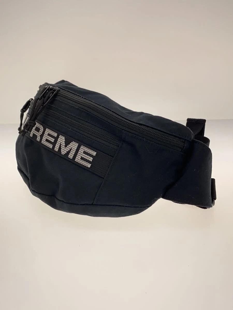 Supreme 23Ss/Sac Taille Champ/Nylon/Noir/Plain