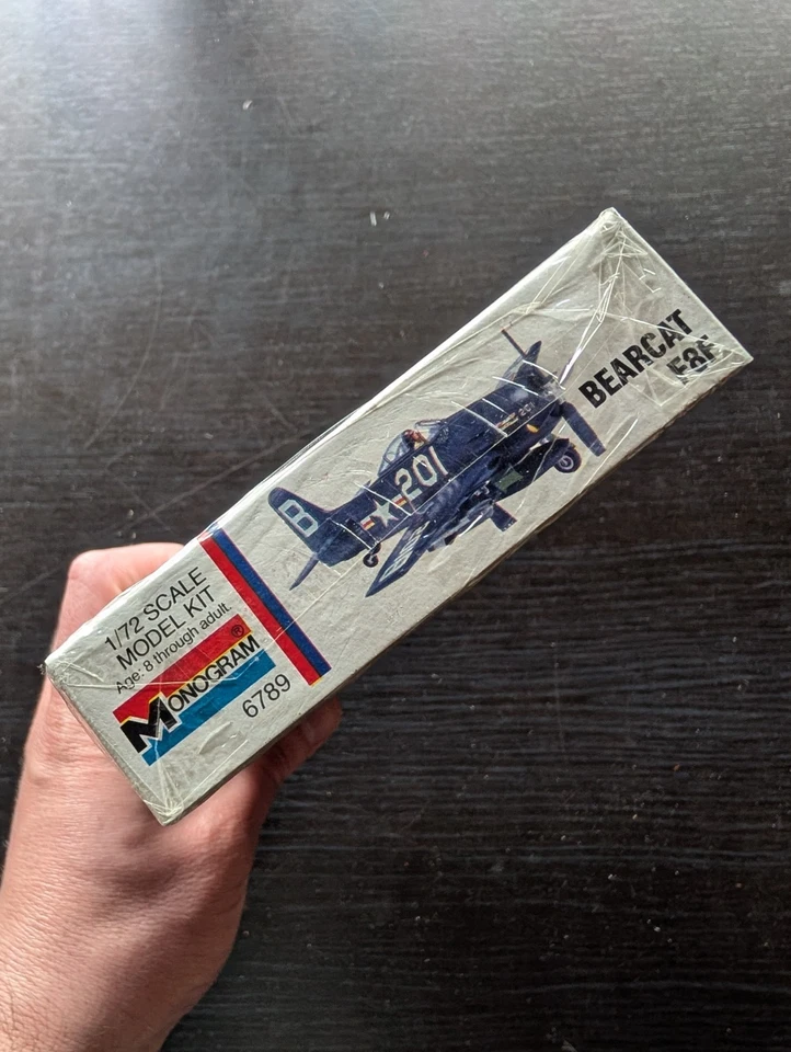 Sealed Vintage Monogram Grumman Bearcat F8F Model Aircraft Kit - 1:72, 1975 - Image 2 of 3