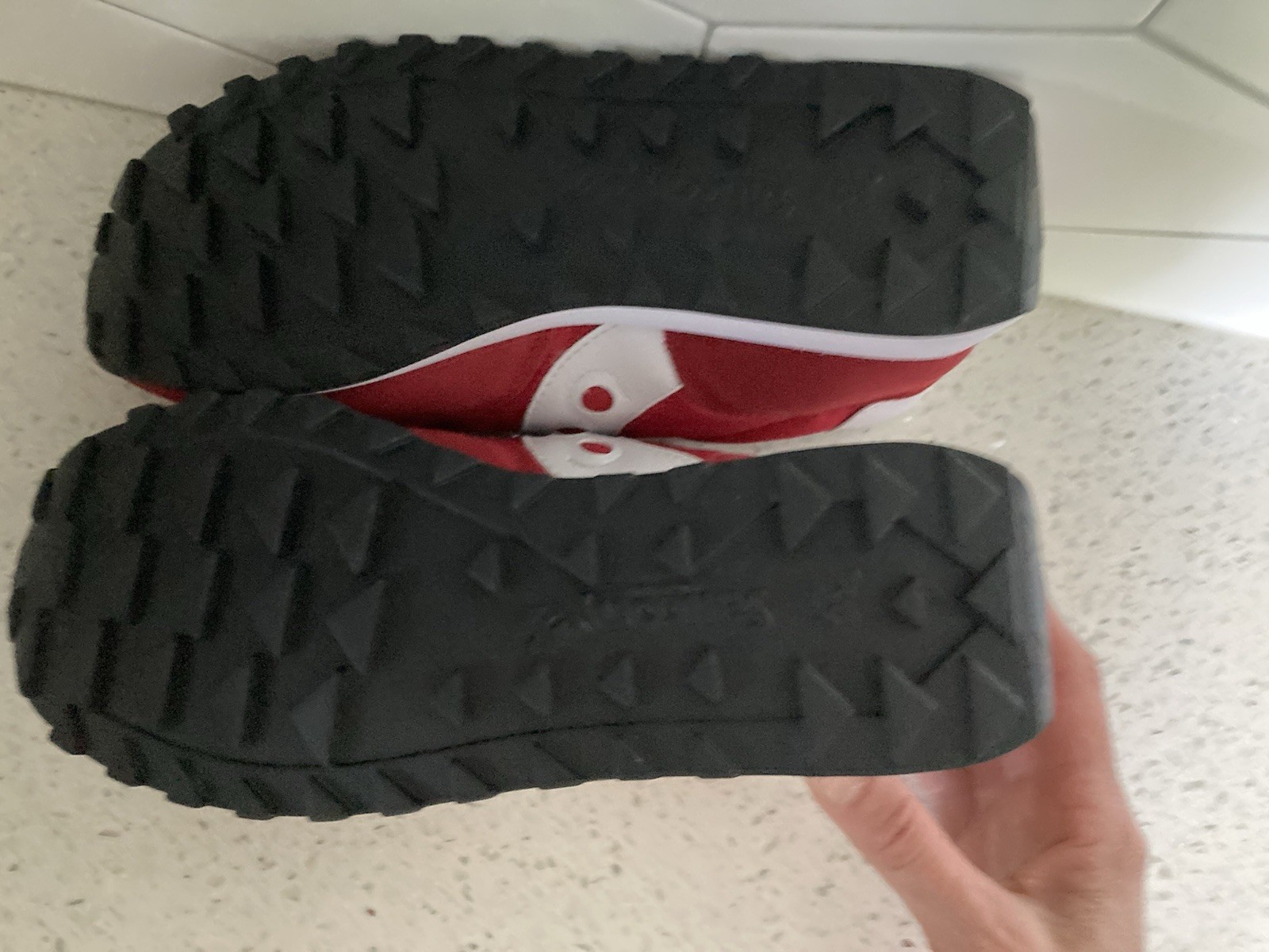 Size 9.5 Saucony Jazz Women's Athletic Shoes Sneaker Red White Lace Up 1044-151  thumbnail 18