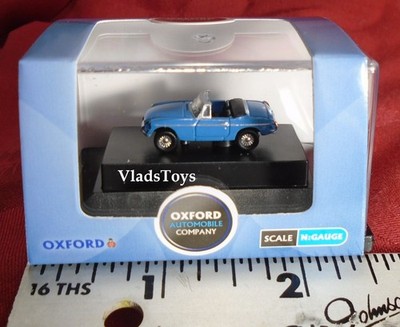 Oxford 1:148 Scale N Gauge MG MGB Roadster Iris Blue NMGB004 *Read description* 