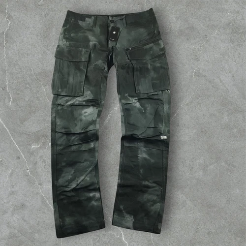 G Star Raw Pants 34x34 Mens Rovic 3D Regular Tapered Cargo Camo Hammer Ripstop - Picture 15 of 15