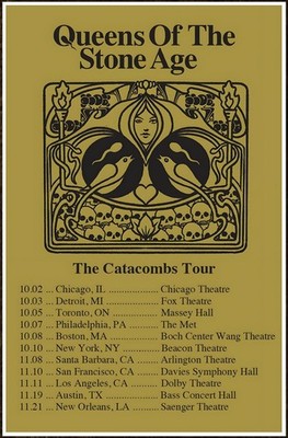 QUEENS OF THE STONE AGE Alive In Catacombs Tour 2025 Ltd Ed RARE