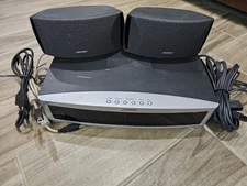 Bose Model AV 3-2-1II Media Center With 2 Gem Speakers NO CABLES SUB OR REMOTE