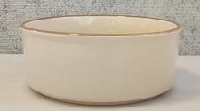 Beige Ceramic Dog Bowl Dish by Good Dog (M41)