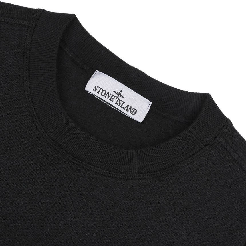 Felpa Stone Island stemma patch cotone 139307086