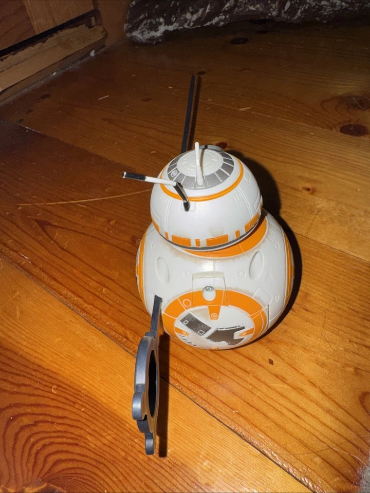 星球大战 Rip N Go BB 8 带 Ripcord and Sounds 玩具机器人 机器人 测试 可正常工作 — 第 2/4 张图片