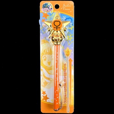 Sun-Star Sailor Moon Sailor Venus Star Power Pointer Stick Anime Ballpoint Pen