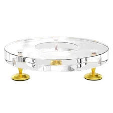 Clear Acrylic Table top Speaker Mount NonSlip Stability Shockproof Foot Pad