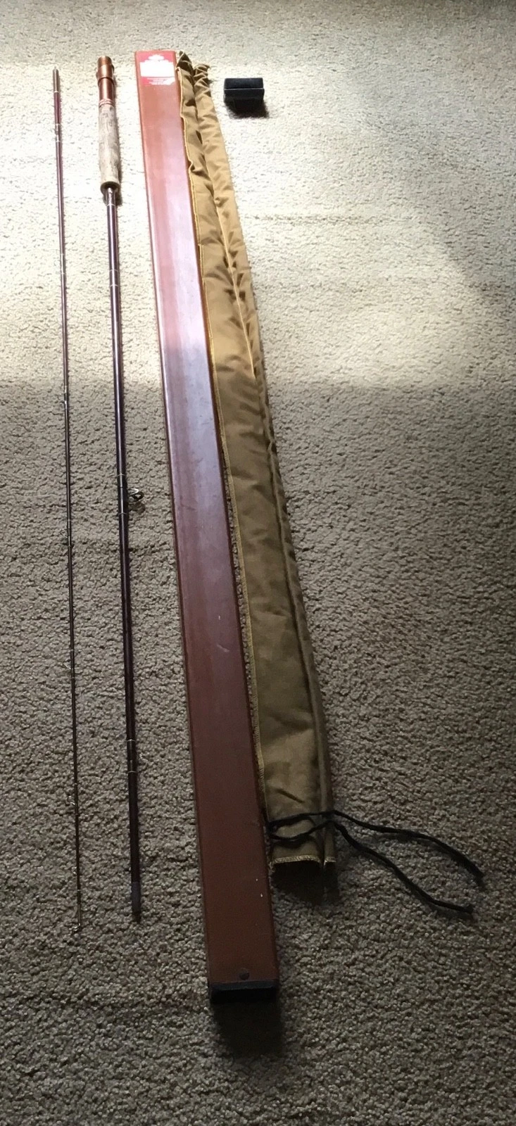 Cortland FR-2000 8' fly rod sleeve plastic case