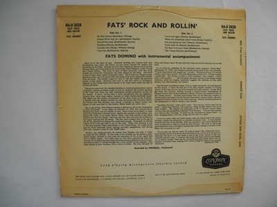 FATS DOMINO Fats' Rock And Rollin' LP 1957 UK HA-U 2028 VG+/EX- | eBay