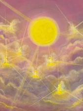 “ Do not be afraid “ Christian Angels painting 