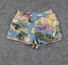 Polo Ralph Lauren Sweat Shorts Girls 6 Floral Terry Pull On Athleisure Preppy
